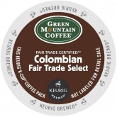 Keurig Green Mountain Coffee Colombian Fair Trade Select K-Cups - 24 per Box