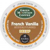 Keurig Green Mountain Coffee French Vanilla Decaf K-Cups - 24 per Box