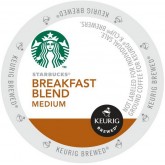 Keurig Starbucks Breakfast Blend K-Cups - 24 per Box