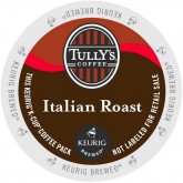 Keurig Tully's Coffee Italian Roast K-Cups - 24 per Box