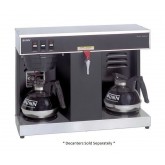 Bunn 12 Cup Low Profile Automatic Commercial Coffee Brewer with 2 Warmers and Direct Plumbing Line