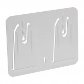 GP Pro 50313 Multiplate Metal Wall Mounting Plate Boxed Wiper Dispenser - White