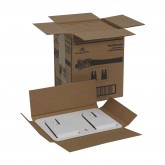 GP Pro 50313 Multiplate Metal Wall Mounting Plate Boxed Wiper Dispenser - White