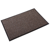 Crown Cross-Over Medium Traction Scraper/Wiper Mat 4' x 6', Brown