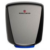 World Dryer VERDEdri V2 HEPA-Filtered Touchless Hand Dryer - Brushed Stainless Steel