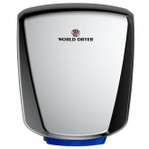 World Dryer VERDEdri V2 HEPA-Filtered Touchless Hand Dryer - Polished Stainless Steel