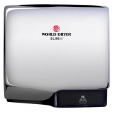 World Dryer SLIMdri Surface-Mounted ADA Compliant Hand Dryer - Polished Stainless Steel