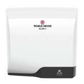 World Dryer SLIMdri Surface-Mounted ADA Compliant Hand Dryer - White Aluminum
