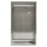 World Dryer Recessed Kit for Airforce Hand Dryers - Brushed Stainless Steel