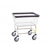 Standard Laundry Cart - Chrome/White