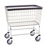 Large Capacity Laundry Cart - Gray/Chrome