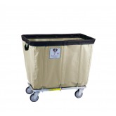 "Permanent Sewn-On" Laundry Truck - 16 Bushel, Beige