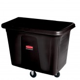 Rubbermaid Cube Truck - 16 Cubic Foot, Black - 500lb Capacity