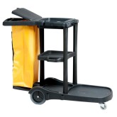 M2 Janitor Cart with Zippered Bag
