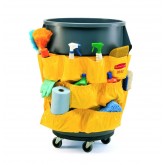 Rubbermaid BRUTE Caddy Bag for 32 & 44 Gallon Receptacles - Yellow