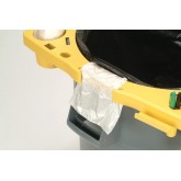 Rubbermaid BRUTE Rim Caddy for 44 Gallon Receptacles - Yellow
