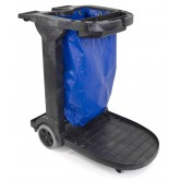 Gator Compact Cart with 25-Gallon Blue Vinyl Bag