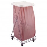 Antimicrobial Flame Retardant Hamper Bag - Mauve