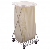 Antimicrobial Flame Retardant Hamper Bag - White