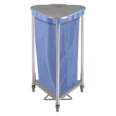 Triangular Nylon Hamper Bag - Blue