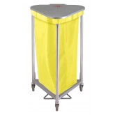 Triangular Nylon Hamper Bag - Bright Yellow
