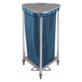 Triangular Nylon Hamper Bag - Navy Blue