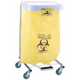 "Infectious Linen" Disposable Poly-Liner Bag for Wire Hampers - Yellow, 200 count