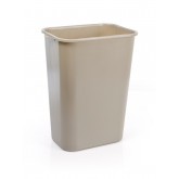 Rectangular Soft-Sided Wastebasket - 41 Quart, Beige