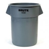Rubbermaid BRUTE Waste Container - 44 Gallon, Gray