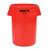 Rubbermaid BRUTE Waste Container - 44 Gallon, Red