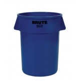 Rubbermaid BRUTE Waste Container - 44 Gallon, Blue