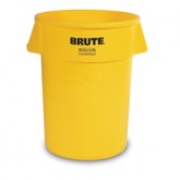 Rubbermaid BRUTE Container - 55 Gallon, Yellow (Case of 3)