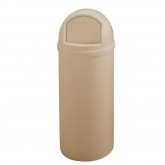 Rubbermaid Marshal Classic Waste Container - 25 Gallon, Beige