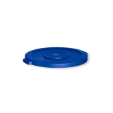 M2 Titan Plastic Lid for 32 Gallon Container Receptacle Round - Blue