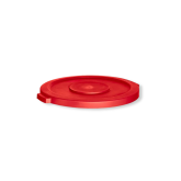 M2 Titan Plastic Lid for 32 Gallon Container Receptacle Round - Red