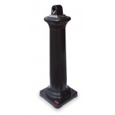 Rubbermaid GroundsKeeper Tuscan Smokers' Receptacle - Black