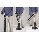 Rubbermaid R1 Smokers' Pole - Silver Metallic