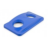 Rubbermaid Bottle & Can Recycling Top Lid for Slim Jim Waste Containers - Blue