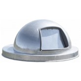 WITT Domed Lid for 55 Gallon Drums and Receptacles - 23.75” diameter, Hot Dip Galvanized
