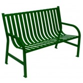 WITT Oakley Collection 4 foot Outdoor Bench - Green