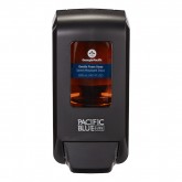 GP Pro 53057 Pacific Blue Manual Hand Soap & Sanitizer Dispenser - Black