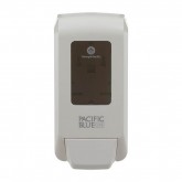 GP Pro 53058 Pacific Blue Manual Hand Soap & Sanitizer Dispenser - White