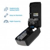 GP Pro 53060 Pacific Blue Manual Hand Soap & Sanitizer Dispenser - Brushed Stainless