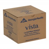 GP Pro 54300 Vista Clear Wiper Dispenser for 1/4 Fold Wipers - Clear