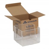 GP Pro 54300 Vista Clear Wiper Dispenser for 1/4 Fold Wipers - Clear