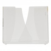 GP Pro 54300 Vista Clear Wiper Dispenser for 1/4 Fold Wipers - Clear