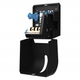 GP Pro 54338A Push Paddle Universal Roll Paper Towel Dispenser - Opaque Smoke