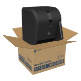 GP Pro 54338A Push Paddle Universal Roll Paper Towel Dispenser - Opaque Smoke