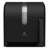GP Pro 54338A Push Paddle Universal Roll Paper Towel Dispenser - Opaque Smoke