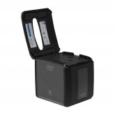 GP Pro 54527A Dixie Ultra Tabletop Interfold Napkin Dispenser - Black